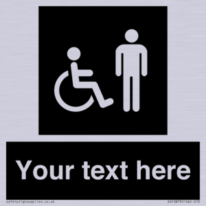 Custom information: black panel disabled and male